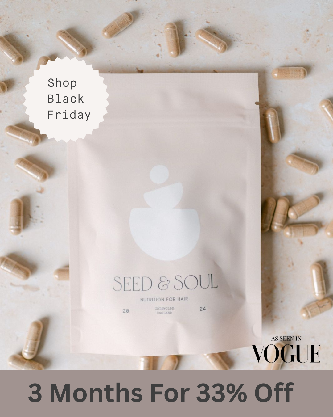 Black Friday Offer | 90 Hair Reboot | Buy 2 get 1 FREE + FREE Shipping + FREE Menopause Hair Survival Guide (worth £9.99)